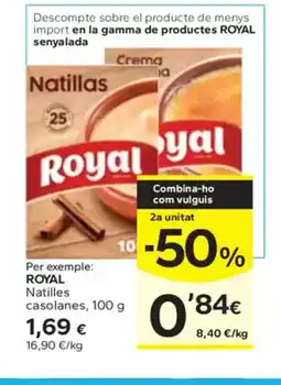 Caprabo ROYAL Natillas casolanes oferta