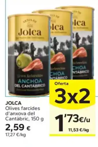 Caprabo JOLCA Olives farcides d'anxova del Cantàbric oferta