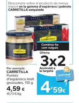 Caprabo CARRETILLA Puntes d'espàrrecs molt gruixudes oferta