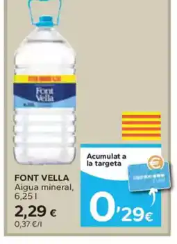 Caprabo FONT VELLA Aigua mineral oferta