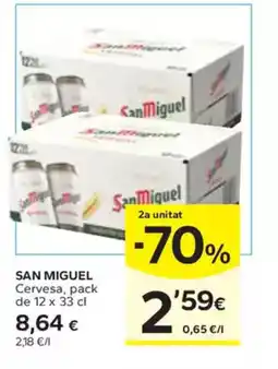 Caprabo SAN MIGUEL Cervesa oferta