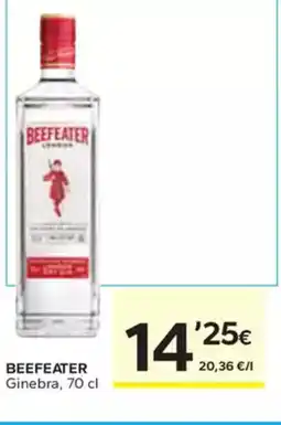 Caprabo BEEFEATER Ginebra oferta