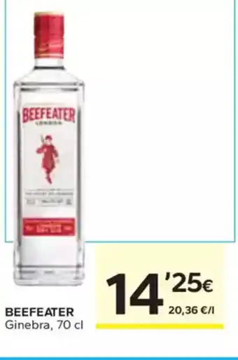 Caprabo BEEFEATER Ginebra oferta