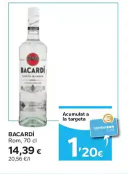 Caprabo BACARDI Rom oferta