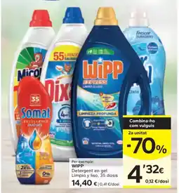Caprabo WIPP Detergent en gel Limpio y liso oferta