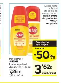 Caprabo AUTAN Loció repelent d'insectes oferta