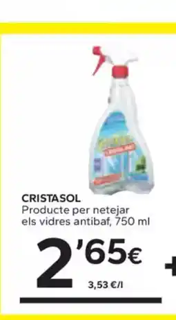 Caprabo CRISTASOL Producte per netejar oferta