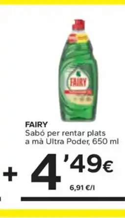Caprabo FAIRY Sabó per rentar plats oferta