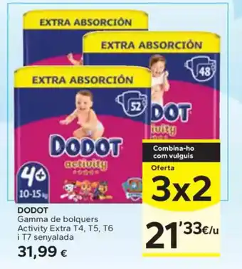 Caprabo DODOT Gamma de bolquers oferta
