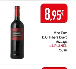 mYm supermercados LA PLANTA Vino Tinto D.O Ribera Duero Arzuaga oferta