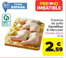 Carrefour Traseros de pollo Carrefour El Mercado oferta