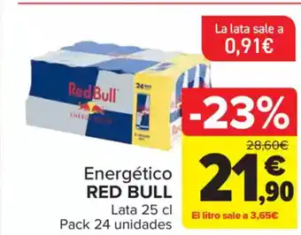 Carrefour RED BULL Energético oferta
