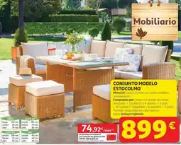 Alcampo Conjunto modelo estocolmo oferta