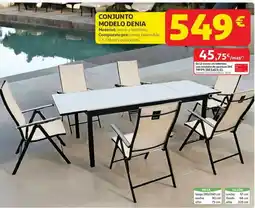 Alcampo Conjunto modelo denia oferta