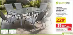 Alcampo GARDENSTAR Conjunto modelo asturias oferta