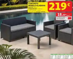 Alcampo Conjunto modelo alabama oferta