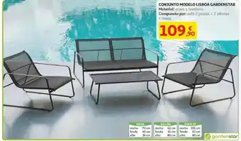 Alcampo GARDENSTAR Conjunto modelo lisboa oferta