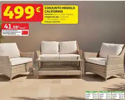 Alcampo Conjunto modelo california oferta