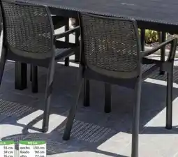 Alcampo Sillón miranda ratán modelo elegante oferta