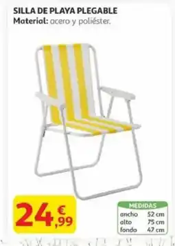 Alcampo Silla de playa plegable oferta