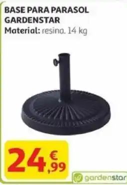 Alcampo GARDENSTAR Base para parasol oferta