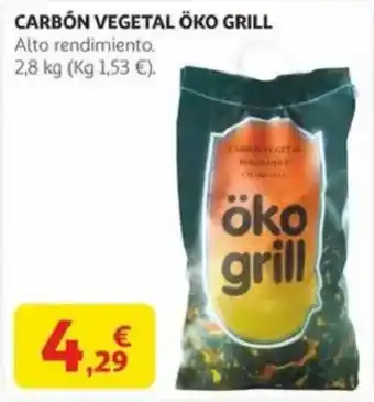 Alcampo ÖKO GRILL Carbón vegetal oferta