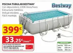 Alcampo BESTWAY Piscina tubular oferta