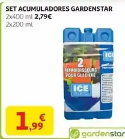 Alcampo GARDENSTAR Set acumuladores oferta