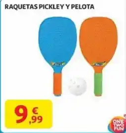 Alcampo Raquetas pickley y pelota oferta