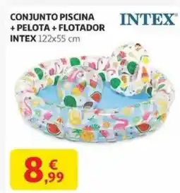 Alcampo INTEX Conjunto piscina + pelota + flotador oferta