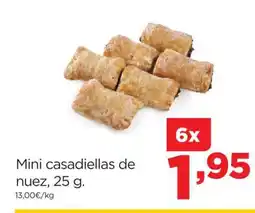 Alimerka Mini casadiellas de nuez, 25 g oferta