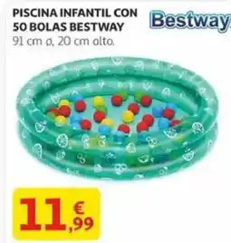 Alcampo BESTWAY Piscina infantil con 50 bolas oferta