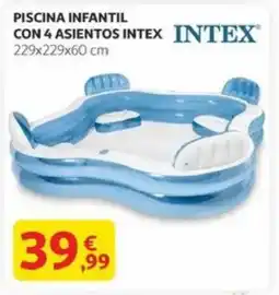 Alcampo INTEX Piscina infantil con 4 asientos oferta