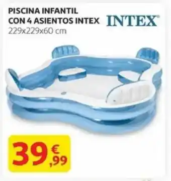Alcampo INTEX Piscina infantil con 4 asientos oferta