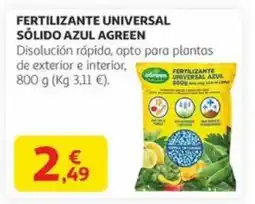 Alcampo Fertilizante universal sólido azul agreen oferta