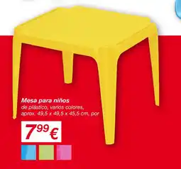 KIK Mesa para niños oferta