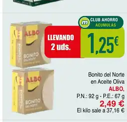 mYm supermercados ALBO Bonito del Norte oferta