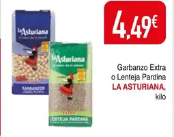 mYm supermercados LA ASTURIANA Garbanzo Extra o Lenteja Pardina oferta