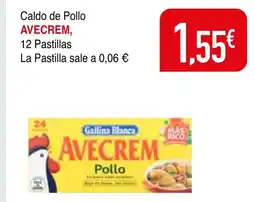 mYm supermercados AVECREM Caldo de Pollo oferta