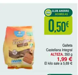 mYm supermercados ALTEZA Galleta Castellana Integral oferta