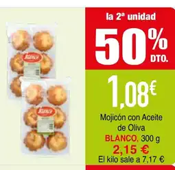 mYm supermercados BLANCO Mojicón con Aceite de Oliva oferta
