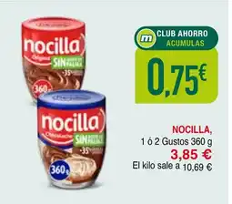 mYm supermercados NOCILLA, oferta