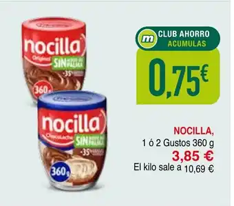mYm supermercados NOCILLA, oferta