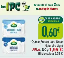 mYm supermercados ARLA Queso Fresco para Untar oferta