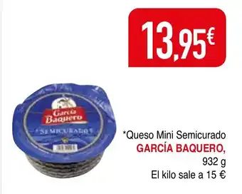 mYm supermercados GARCÍA BAQUERO Queso Mini Semicurado oferta