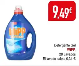 mYm supermercados WIPP Detergente Gel oferta