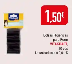mYm supermercados VITAKRAFT Bolsas Higiénicas para Perro oferta