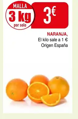 mYm supermercados Naranja oferta