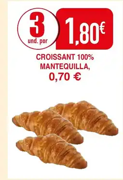 mYm supermercados Croissant 100% mantequilla oferta