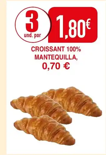 mYm supermercados Croissant 100% mantequilla oferta